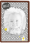 fotokaart hello klein baby kindje
