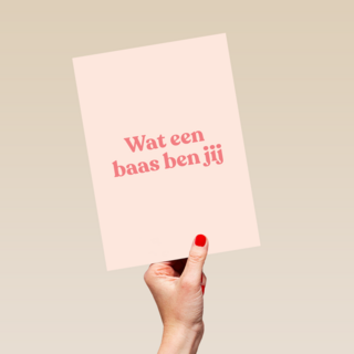goed gedaan kaart andc wat een baas ben jij