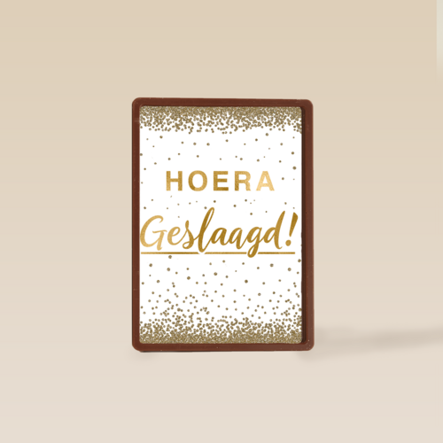 geslaagd kaart hoera geslaagd gouden letters