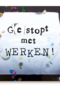 confetti papier gestopt werken
