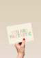 Complimentkaart you are fantastic