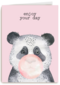 verjaardag kaart hip panda enjoy your day