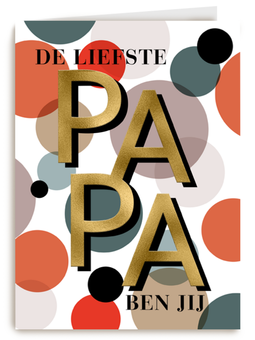 Vaderdagkaart de liefste papa dat ben jij