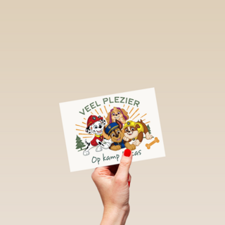 Paw Patrol Veel plezier op kamp