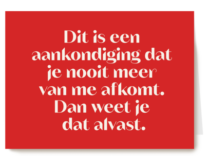 andC aankondiging