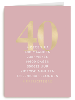 verjaardagskaart 40 480 maanden