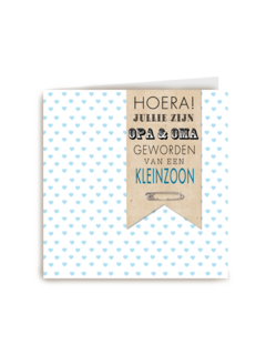 hartjes opa en oma geworden blauw