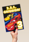 Cars verjaardagskaart bliksem McQueen 3 2 1 gogogo