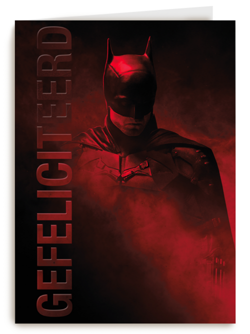 Batman verjaardagskaart man