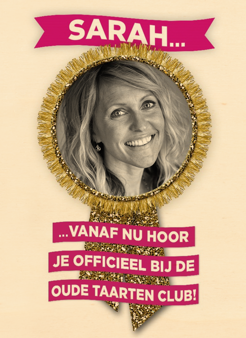 sarah een mooie medaille