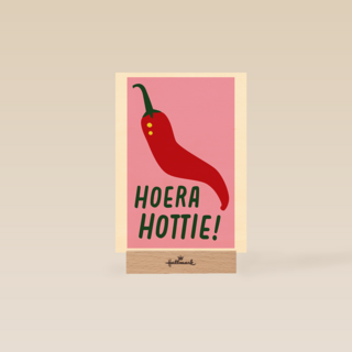 Verjaardagskaart Hoera Hottie