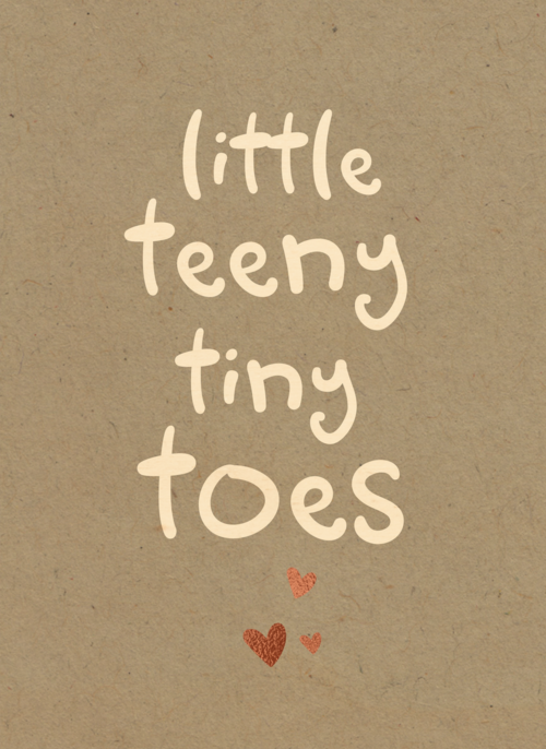 little teeny tiny toes