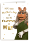 moederdag kaart miss piggy fabulous as me