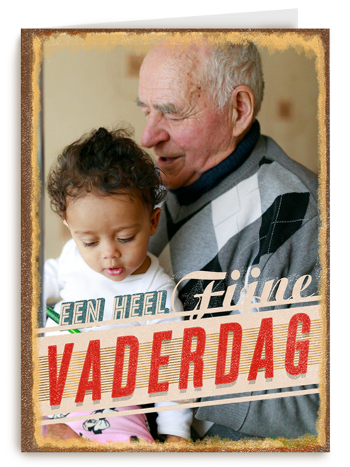 Kaart Hallmark | Vaderdag | Vaderdag Fotokaart Klassiek Een Heel Fijne Vaderdag