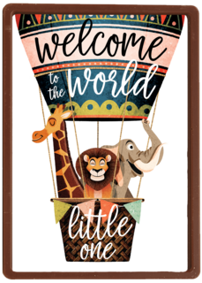 geboorte kaart welcome to the world