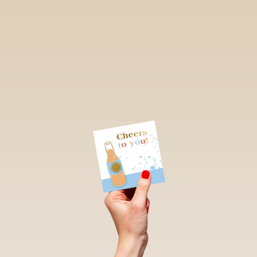 Cheers to you verjaardagskaart