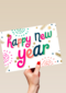 Happy New Year kleurrijk