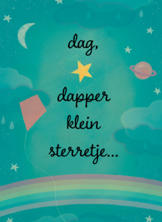 condoleance te vroeg gegaan dag dapper klein sterretje