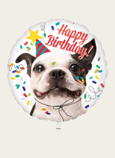 Ballon Hond Happy Birthday Multi