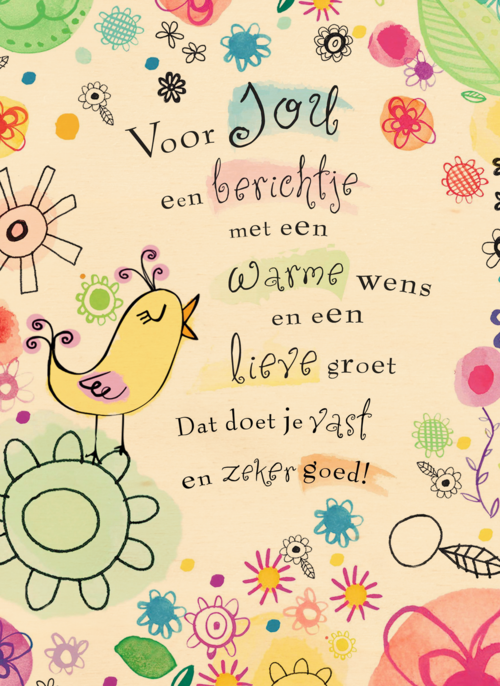 lieve groet doet je goed