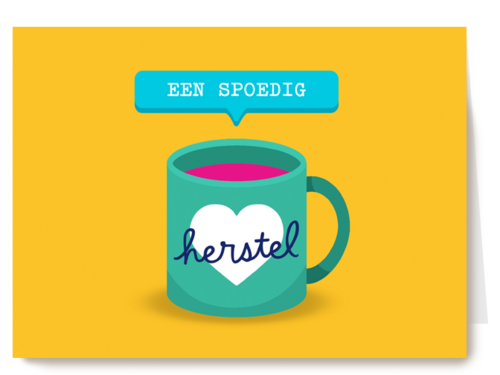 beterschap kaart stijlvol een spoedig herstel