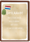 geslaagd kaart volg je dromen nederlandse vlag