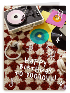 Happy Birthday platenspeler