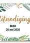 een groene uitnodiging