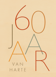 Stijlvolle verjaardagskaart 60 jaar van harte