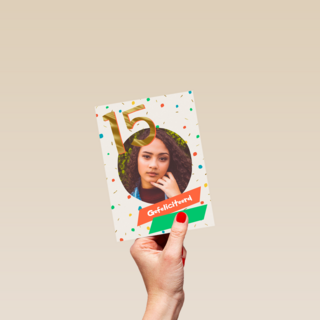 Gefeliciteerd 15 jaar fotokaart