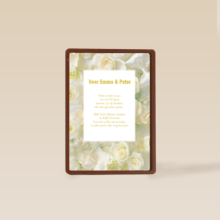 prachtige witte rozen om het samen zijn te vieren