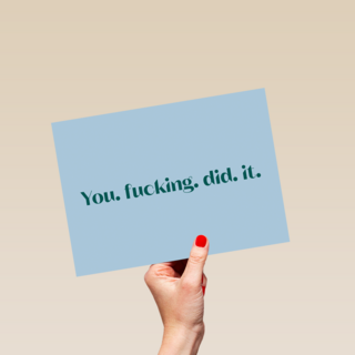 andC You fucking did it