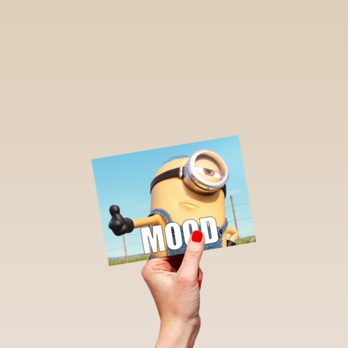 beterschapskaart minions mood
