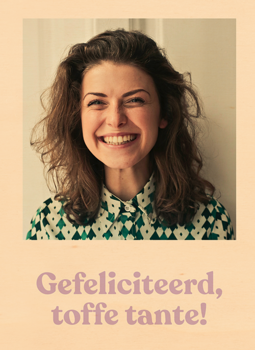 verjaardag fotokaart andc gefeliciteerd toffe tante