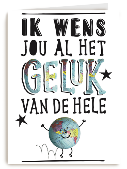 veel geluk wens