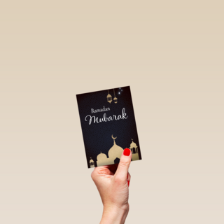 ramadan kaart ramadan mubarak