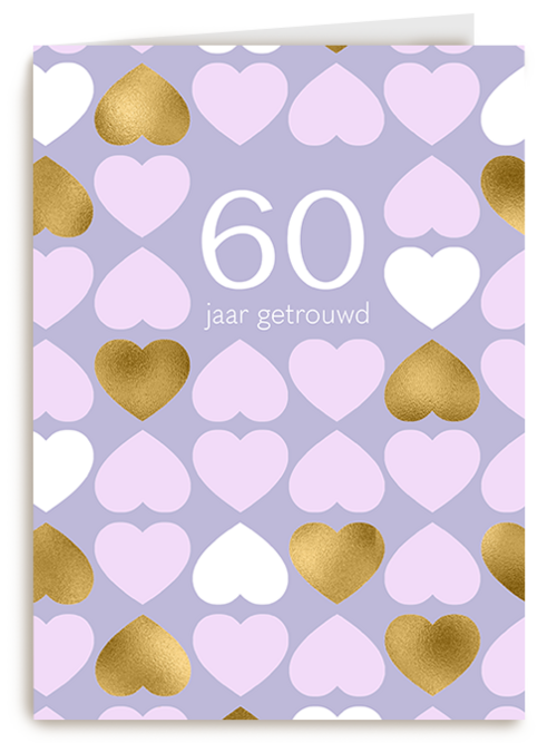 Kaart Hallmark | Huwelijksjubileum | Love Story Harten Jaar Getrouwd