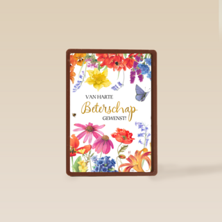 beterschapskaart van harte beterschap gewenst