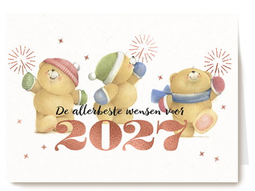 Kaart Hallmark | Nieuwjaar | Forever Friends De Allerbeste Wensen Voor 2027