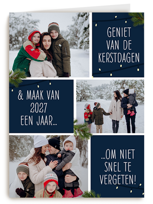 Kaart Hallmark | Nieuwjaar | Laat De Kurken Knallen Fotokaart Nieuwjaar