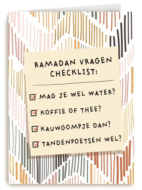 ramadan vragen checklist