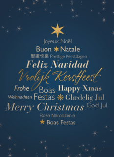 meertalige kerstboom