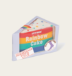 Eat My Socks Rainbow Cake Sokken