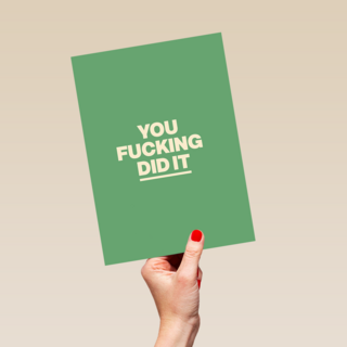 andC You fucking did it