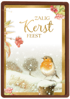 Klassieke kerstkaart