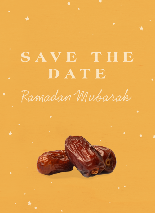 Houten Kaart Ramadan | Houten Kaart Hallmark | Ramadan | Ramadan Kaart Save The Date Ramadan Mubarak