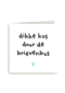 Vaderdagkaart Hip Dikke kus door de brievenbus