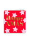 kerstkaart happy xmas sterren