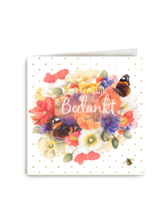 Kaart flowers by Marjolein Bastin Bloemen bedankt
