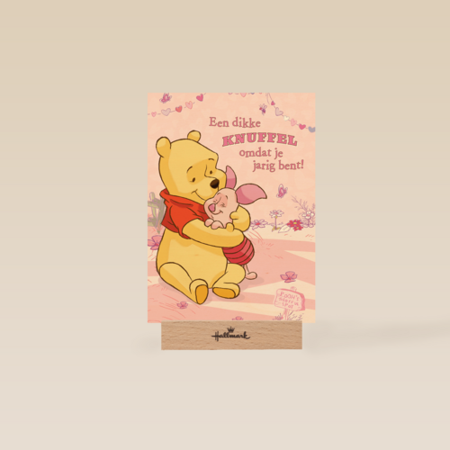 winnie en knorretje knuffelen